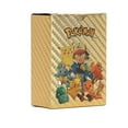 thumbnail image 1 of 110pcs Gold Foil Cards Anime Cartoon Waterproof PVC English Gold Rare Cards for Board Game-SHUNJING, 1 of 1