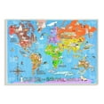 thumbnail image 5 of The Kids Room by Stupell Our Big Beautiful World Map Wall Plaqueby Marley Ungaro, 5 of 5