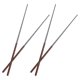 thumbnail image 1 of Stainless Steel Long Cooking Chopsticks for Kitchen Use Noodle Frying Hot Pot Silver 2 Pairs, 1 of 5