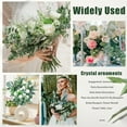 thumbnail image 3 of Artificial Mixed Eucalyptus Leaf Stem Greenery Sprays Plants  for wedding Vase Bouquet Flower Flores Para Decoration (Green), 3 of 7