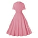 thumbnail image 4 of Vestido Corto de Verano, Malla de Manga Corta Bordado Pastel Retro para el Desgaste Casual, Fiesta Y Primavera, 4 of 6