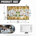 thumbnail image 7 of Whosucclay Frog Sunflower Butterfly Golf Cart Seat Cover, Anti-Slip with 4 Pockets Towel Blanket for More 2 Person Seats Breathable Towel Seat Cover, 52.36"x 32.28", 7 of 7
