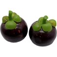 thumbnail image 3 of 10pcs Simulated Mangosteens Foam Fake Mangosteens Simulations Fruit Model Photo Props Early Education Toy Shop Display, 3 of 8