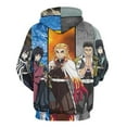 thumbnail image 3 of Demon Slayer Unisex Sweatshirts Loose Pullover Sweater Hooded Hoodie 3D Printing Jacket Winter Fall Clothes XL, 3 of 7