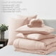 thumbnail image 5 of Juego de edredón CozyLux rosa de tamaño completo para niñas con ropa de cama, 5 of 6