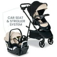 thumbnail image 2 of Britax Willow Brook S+ Baby Travel System, Infant Car Seat and Stroller Combo, Sand Onyx, 43 lb., 2 of 7