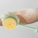 thumbnail image 4 of Good Bath Scrubbing Tool, 2-in-1 Shower Brush, Long Handle Soft Hair Brush, Powerful Back Rub, Foldable Portable, Metal Frame, for Dorm,topliu, 4 of 7