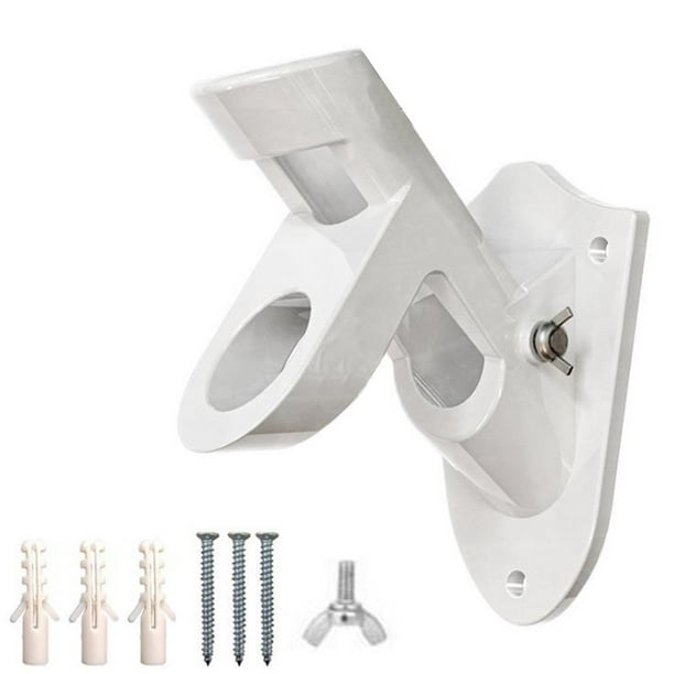 Fiudx Soporte de Asta de Bandera de Pared de Aleación de Aluminio, Ajustable En Dos Direcciones, Ángulos de 45° y 90°, Resistente Al Óxido y a La Intemperie, para Exhibir Banderas En Exteriores, Pati