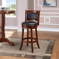 thumbnail image 5 of Home Square Augusta 29" Swivel Bar Stool in Cherry - Set of 3, 5 of 8