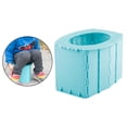 thumbnail image 4 of Asiento de inodoro plegable 3 en 1 Sunnimix para pequeños de viaje Baño portátil para niños, 4 of 8