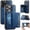 Blue, variant on Decase Premium Magnetic Detachable Wallet Case for iPhone 13 Pro Max,Shock-Absorbent, Anti-Scratch PU Leather+TPU Bumper Cover, Slim & Rugged, with Credit Card Slots, Fits Mag-Safe Car Mount,Blue