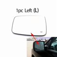thumbnail image 1 of Left or Right Driver or Passenger Door Side Heated Wing Mirror Glass Rearview Rearview Plate for Dodge Ram 1500 2500 2010-2019 1pc Left, 1 of 6