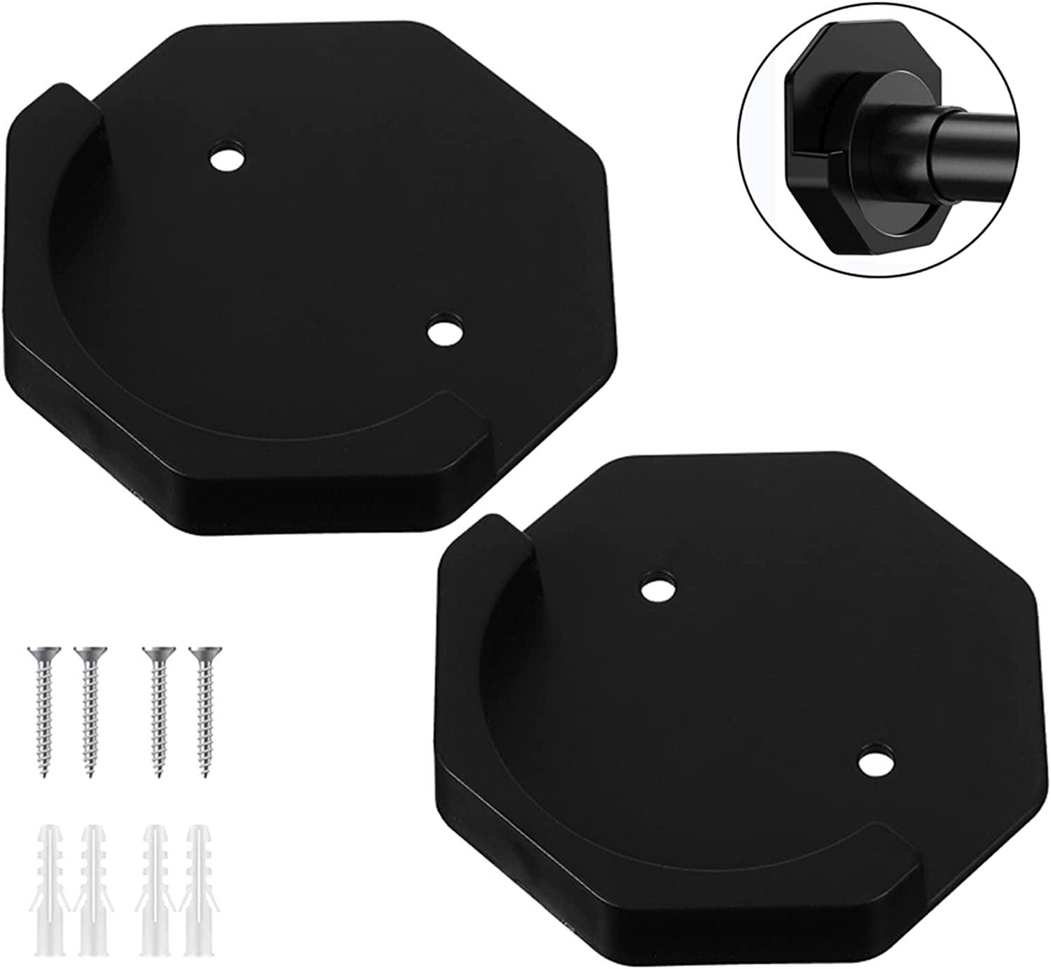 Shower Curtain Rod Holder, shower curtain rod brackets,Adhesive Shower