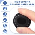 thumbnail image 3 of Uxcell 15 Pcs Tapón de Silicona en Forma de T, Diámetro 24 mm/0.94 Pulgadas, Tapón de Silicona Impermeable Reutilizable para Sellar Agujeros Redondos en Equipos de Tuberías, Negro, 3 of 7