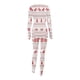 thumbnail image 4 of Monos de Navidad para mujer, mono Sexy con botón trasero y solapa en la espalda, Mono de manga larga con cuello en V, pijama de Papá Noel para mujer 2022, 4 of 4