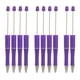 thumbnail image 2 of 10 bolígrafos de tinta negra con cuentas, bolígrafos novedosos para escribir a mano. violetas, 2 of 9