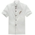 thumbnail image 2 of Kitchen Chef Apparel Unisex Short Sleeve Chef Jackets Cook Work Clothing XXL, 2 of 7
