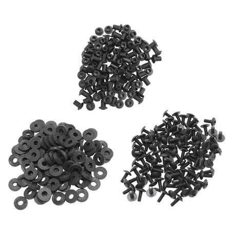 

100Pcs Tek Lok Screw Set Chicago Screw Comes with Washer