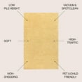 thumbnail image 2 of JONATHAN Y SEU100B-5 Haze Solid Low-Pile Mustard 5 ft. x 8 ft. Area Rug, Coastal Bohemian, Pet Friendly, Stain Resistant, Easy to Clean, for Living Room; Kitchen, Bedroom, 2 of 7