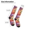 thumbnail image 5 of Bingfone Compression Socks For Women And Men Long Socks For Running Athletic Cycling Nurse-Not All Who Wander Are Lost, 5 of 9