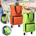 thumbnail image 2 of VALINK Sac à Roulettes Portable Grande Capacité Sac de Courses Pliant Chariot avec Poignée, 2 of 7