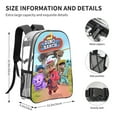 thumbnail image 2 of Dino Ranch-theme Clear Backpack Heavy Duty Transparent Bag See Through Bookbag for Work, Sport, College, Travel12.2“X16.9"(31X43cm), 2 of 6