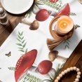 thumbnail image 5 of Fall Farmhouse Gnome Butterfly Table Runner 36 Inches Long,Kitchen Dining Tablerunners Watercolor Leaves Mushroom Linen Table Runners Dresser Scarves for Home Dinner Wedding Holiday Party Decor, 5 of 9