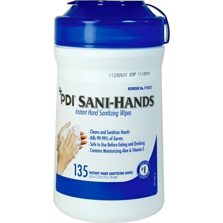 Sani-Hands ALC Sanio-Dex ALC Wipes, White, 135 / Each (Quantity)