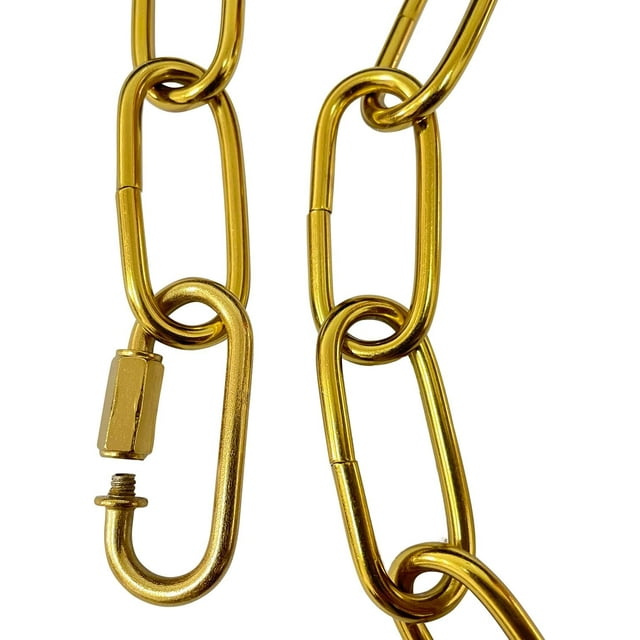 EcoNesxp Chandelier Light Fixture Chain with Connecting Lock Metal Chandelier Chain Extension Chandelier Lighting Chain ft. Light Fixture Chain 6 ft. Heavy Duty Chandelier Chain for Hanging Lights