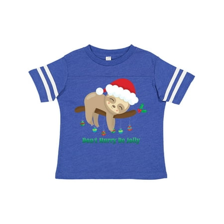 

Inktastic Don t Hurry Xmas Sloth Gift Toddler Boy or Toddler Girl T-Shirt