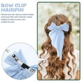 thumbnail image 4 of UPGRATOR 4Pcs Pink Hair Bows Clips for Women with Large Bow Ribbon Design Firm Grip, 4 of 4