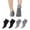 4pairsblackgrey, variant on 4 Pairs Pilates Grip Socks for Women Yoga Socks with Grips Hospital Socks Grippy Socks Dance Socks