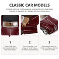 thumbnail image 3 of EASTIN Classic Car Model Decor Antique Home Diecast Cars 1 24 Scale Retro Alloy Decorative Child, 3 of 6