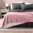 thumbnail image 2 of Manta de Cama de Felpa Sherpa Bare Home Reversible Ligera Tamaño Twin/Twin XL Rosa Claro, 2 of 6
