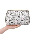 thumbnail image 4 of Picia Cute Cat Print Leather Makeup Bag Make Up Bag Travel Toiletry Bag for Her Girlfriend Teacher Teen Girl Gifts, 4 of 8
