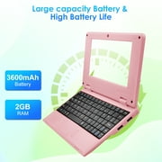 7inch Portable Small Laptop, Android 12 Quad Core with 2GB RAM 32GB ROM Mini Laptop Notebook for Kids,Ideal Gift for Children 's Learning and Entertainment