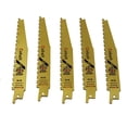 thumbnail image 1 of Kenally 5 hojas de sierra de sable de acero de alta velocidad con hoja de sierra alternativa de cobalto para trabajo pesado, metal, madera, plástico, Herramientas y ferretería Kenally TO004924-00, 1 of 1