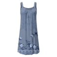 thumbnail image 3 of WILLBEST Vestido Largo Informal De Verano Para Mujer, Estilo Vintage Con Estampado De Flores, Plisado, Sin Mangas, Con Tirantes Para Playa Y Vacaciones, 3 of 3