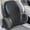 Black, variant on Lumbar Support Pillow with Fixed Chuck | Ergonomic Memory Foam Cushion | Washable Cover | Back Pain Relief & Posture Improvement | Fits Car/Office/Gaming Chairs/Wheelchairs & Home