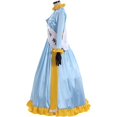 thumbnail image 3 of Women's Dress for Mrs Banks Winifred Suffragette Blue Elegant Maxi Dress, 3 of 7