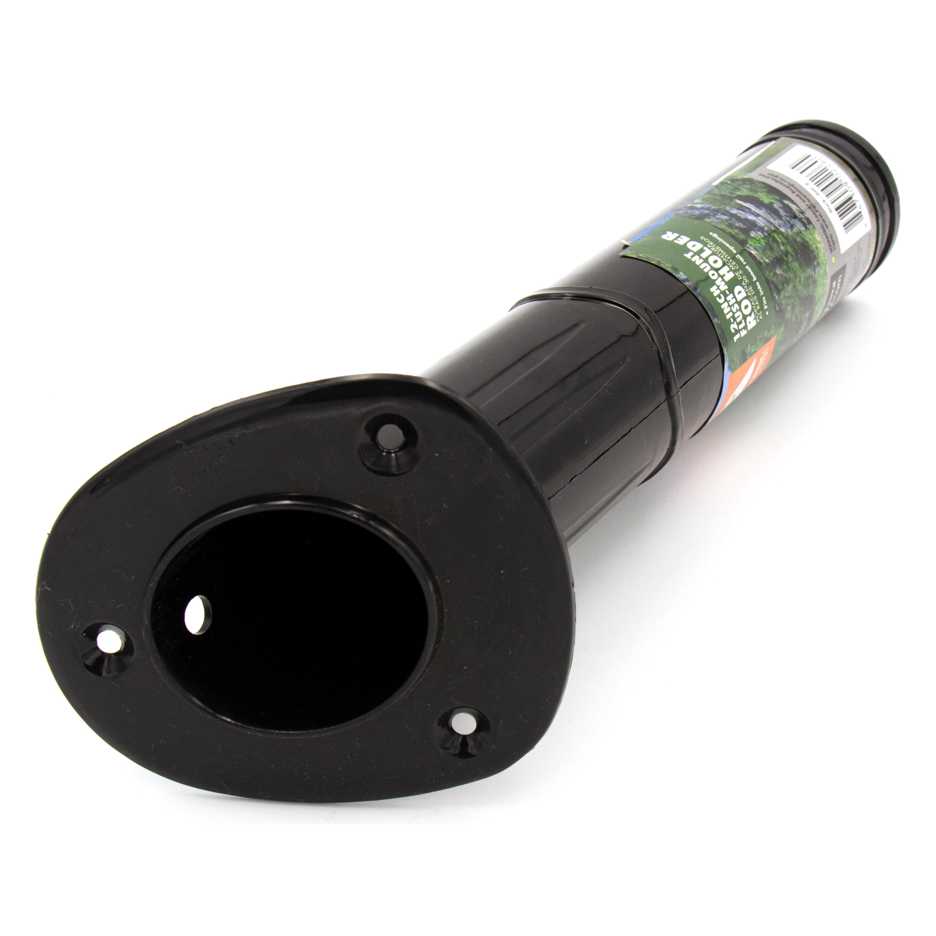 (2 pack) Ozark Trail 11-Inch Flush Mount Marine Fishing Rod Holder, Black