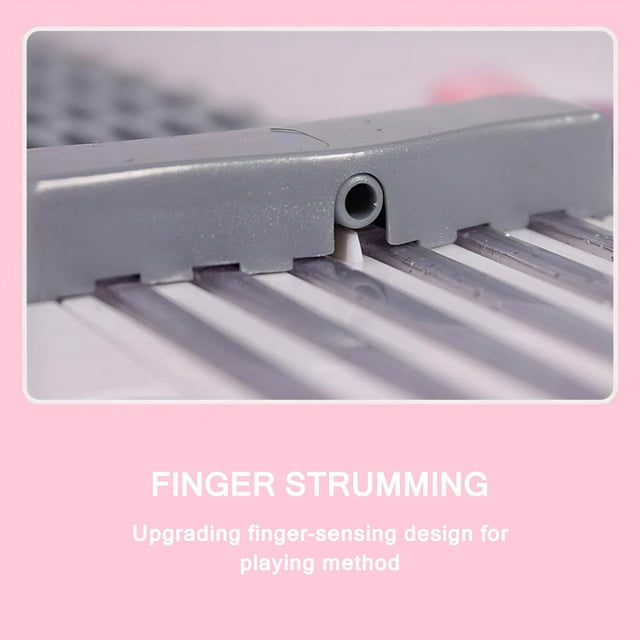 Instrument de Musique de Simulation pour Enfants, Sécurité, Guitare Électrique Multifonction, Basses, Son Surround, Instrument de Musique Jouable avec Éclairage Coloré pour Enfants