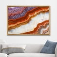 thumbnail image 2 of wall26 Framed Canvas Print Wall Art Purple Red White Gemstone Crystal Landscape Nature Wilderness Digital Art Realism Decorative Close Up Colorful for Living Room, Bedroom, Office - 24"x36", 2 of 5