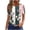 Army Green, variant on Sustainable Women's Short Sleeve Tops Leaf Print Crew Neck Short Sleeve T-Shirt, Oversized Loose Fit Casual Summer Tops for Women Daily Wear Blue,M