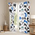 thumbnail image 3 of jejeloiu Cartoon Gamepad Curtains Pack of 2 (42x84 Each),Games Console Lover Curtains Blackout,White Gray Blue Bedroom Curtains For Boys Kids,Ultra Soft Home Decor, 3 of 6