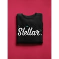 thumbnail image 3 of Stellar Text Sweatshirt Women -GoatDeals Designs, Female x-Large, 3 of 4