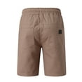 thumbnail image 6 of Zrbywb 2023 New Mens Casual Shorts Mens Fashion Casual Mid Waist Cargo Pant Solid Pocket Drawstring Shorts, 6 of 9