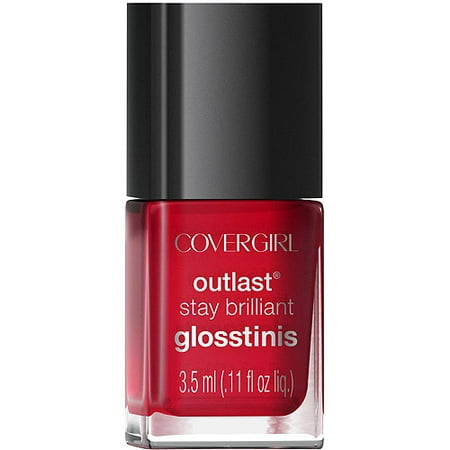 CoverGirl Outlast Stay Brilliant Glosstinis Nail Polish, Sangria Shade 515