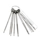 thumbnail image 2 of Juego de 14 limas para cejuela de puente de guitarra, herramienta de reparación de luthier, herramientas profesionales de metal para instrumentos, 2 of 8