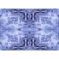 thumbnail image 1 of Ahgly Company Machine Washable Indoor Rectangle Transitional Jeans Blue Area Rugs, 5' x 8', 1 of 7